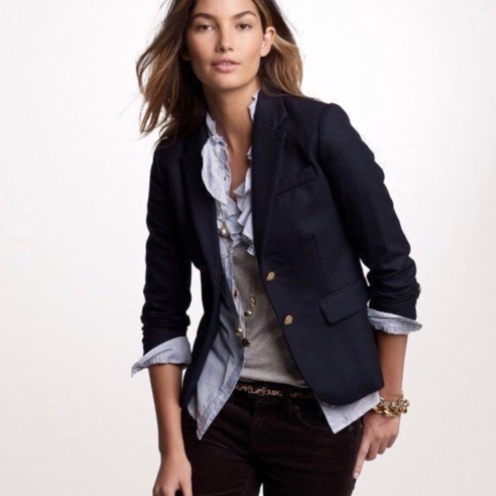 J.Crew Wool Schoolboy Blazer!